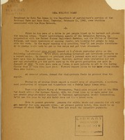 USDA bulletin board