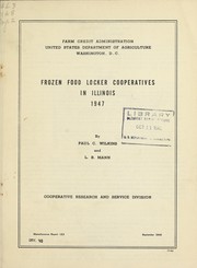 Frozen food locker cooperatives in Illinois, 1947