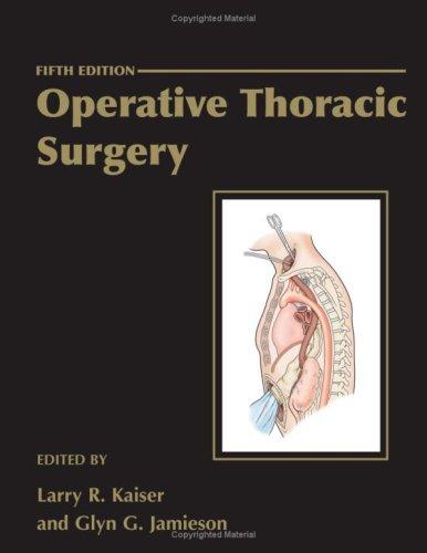 Operative thoracic surgery