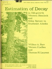 Estimation of decay in old-growth western hemlock and Sitka spruce in southeast Alaska