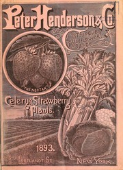 Catalogue of cauliflower, cabbage & celery & strawberry plants