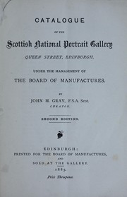 Catalogue of the Scottish National Portrait Gallery
