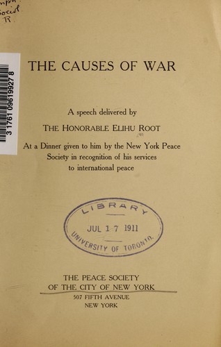 The causes of war