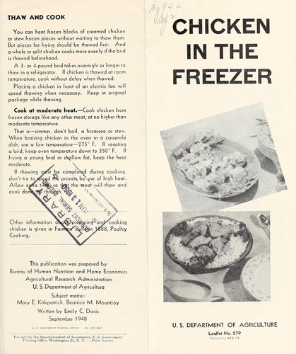 Chicken in the freezer