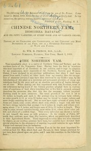 Chinese northern yam
