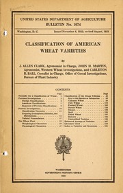 Classification of American Wheat Varieties