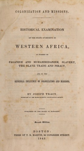 Colonization and missions