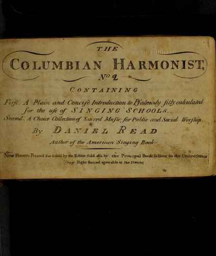 The Columbian harmonist