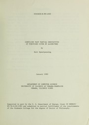 Compiling fast partial derivatives of functions given by algorithms