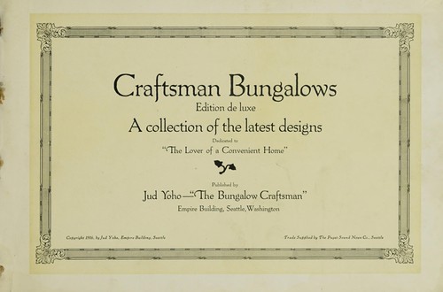 Craftsman bungalows