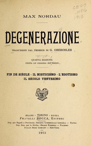 Degenerazione