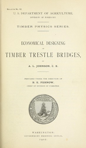 Economical designing of timber trestle bridges