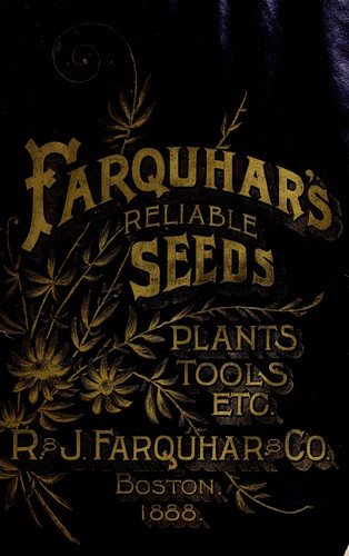 Farquhar's reliable seeds plants tools etc