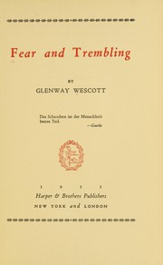 Fear and trembling