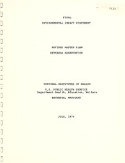 Final environmental impact statement