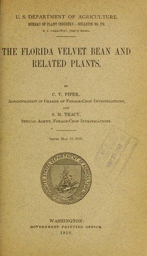 The Florida velvet bean and related plants