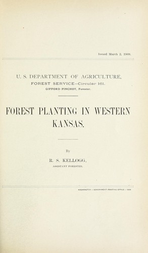 Forest planting in western Kansas