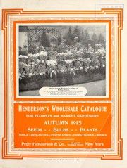 Henderson's wholesale catalogue for florists and market gardeners