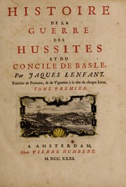 Histoire de la guerre des Hussites et du Concile de Basle