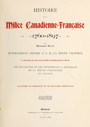 Histoire de la milice canadienne-française, 1760-1897