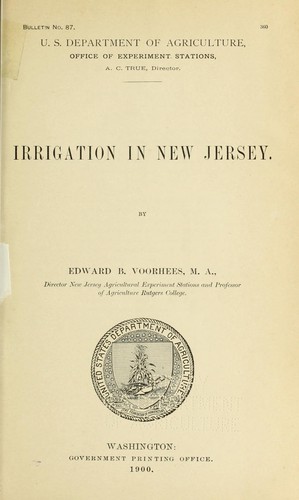 Irrigation in New Jersey