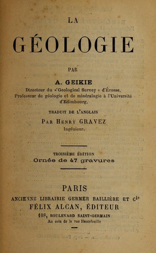 La géologie