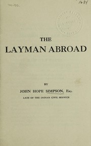The layman abroad