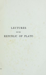 Lectures on the Republic of Plato