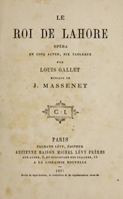 Le roi de Lahore