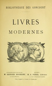 Livres modernes