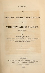 Memoirs of the life, ministry, and writings