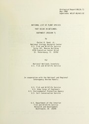National list of plant species that occur in wetlands