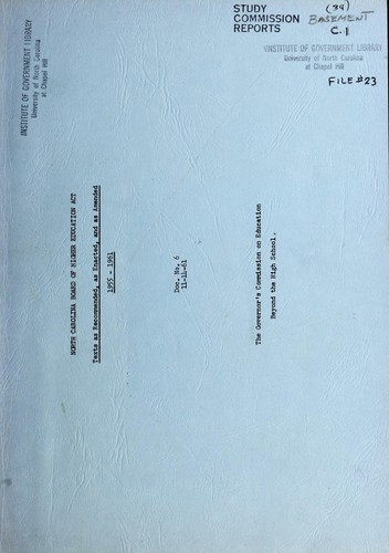 North Carolina Board of Higher Education Act