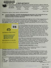 Notice of preparation of an environmental impact report and notice of public scoping meeting