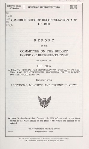 Omnibus Budget Reconciliation Act of 1990