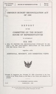 Omnibus Budget Reconciliation Act of 1990
