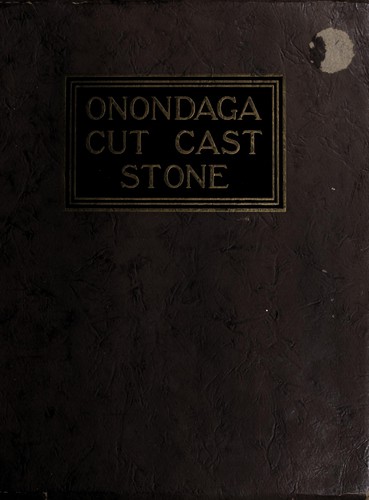 Onondaga cut cast stone