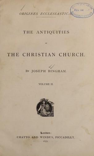 Origines ecclesiasticae