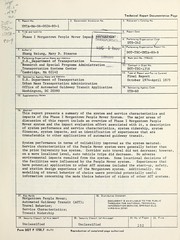 Phase I Morgantown people mover impact evaluation