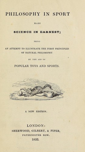 Philosophy in sport made science in earnest
