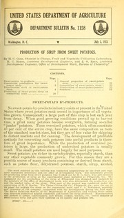 Production of sirup from sweet potatoes