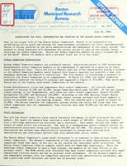 Reexamining the role, compensation and staffing of the Boston school committee