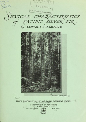 Silvical characteristics of Pacific silver fir
