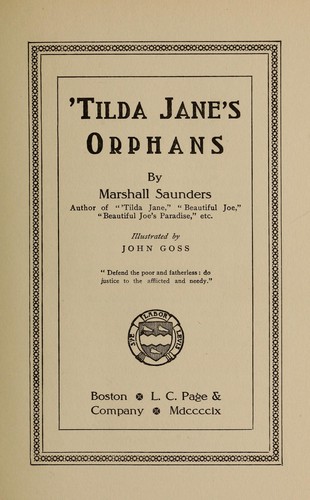 'Tilda Jane's Orphans