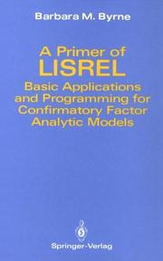 A primer of LISREL