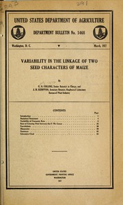 Variability in the linkage of two seed characters of maize