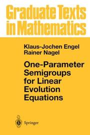 One-parameter semigroups for linear evolution equations