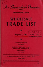 Wholesale trade list