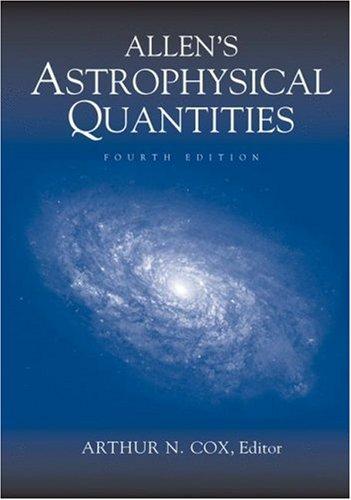 Astrophysical Quantities