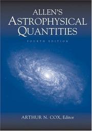 Astrophysical Quantities